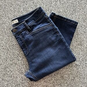 J Jill Jeans Womens 4 28x28 Smooth‎ Fit Denim Slim Ankle High Waist Medium Wash